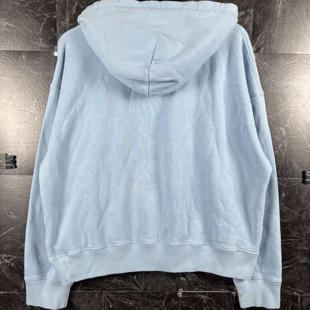 Polo Ralph Lauren Women's Blue Polo Bear Fleece Hoodie XXL -Flaws - Picture 2 of 8